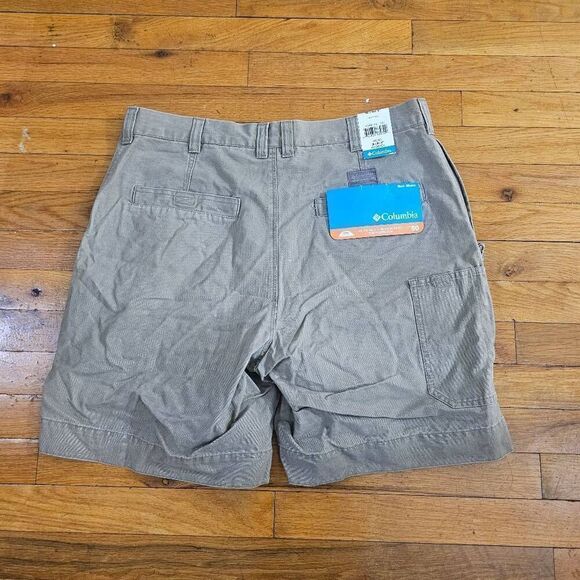 Columbia Omni Shade Shorts Beige  Men’s 36 Inseam 8” - Picture 6 of 7